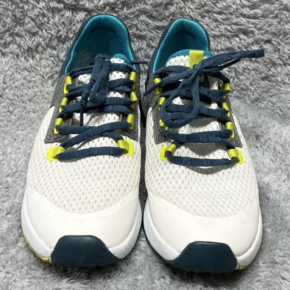 Olukai Shoes Women 8 White Lagoon Mailuku Comfort Walking Drop in Heel Quick Dry - Picture 2 of 7